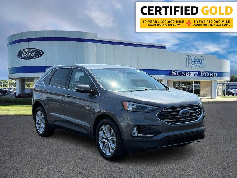 Used 2022 Carbonized Gray Metallic Ford Titanium image 1