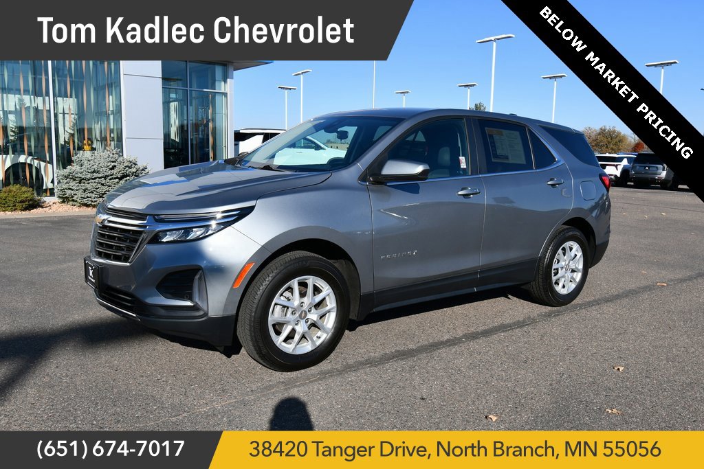 Certified 2023 Chevrolet Equinox LT with VIN 3GNAXTEG5PS216251 for sale in North Branch, Minnesota