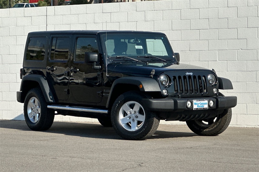 Used 2017 Jeep Wrangler Unlimited Sport S with VIN 1C4BJWDG4HL527288 for sale in Yorba Linda, CA