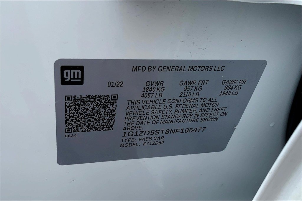 2022 Chevrolet Malibu 1LT photo 27