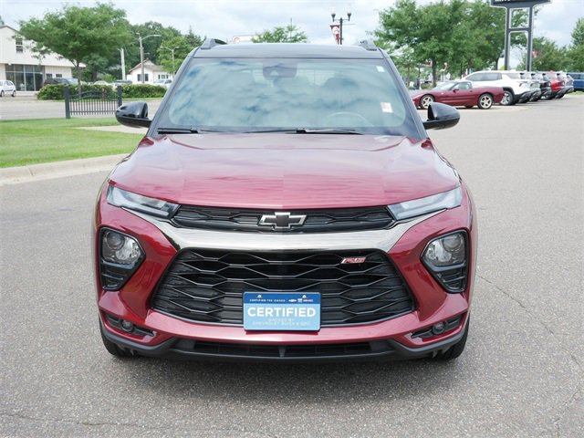Certified 2023 Chevrolet TrailBlazer RS with VIN KL79MUSL3PB115617 for sale in Anoka, Minnesota
