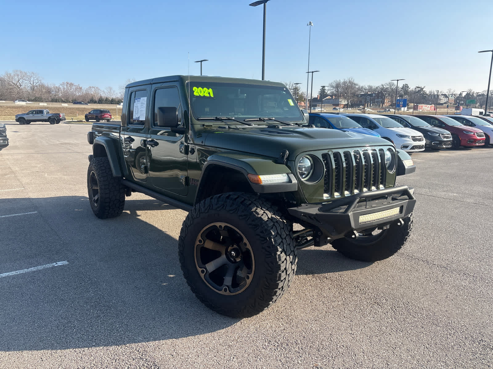 Used 2021 Jeep Gladiator Rubicon with VIN 1C6JJTBM7ML593922 for sale in Kansas City