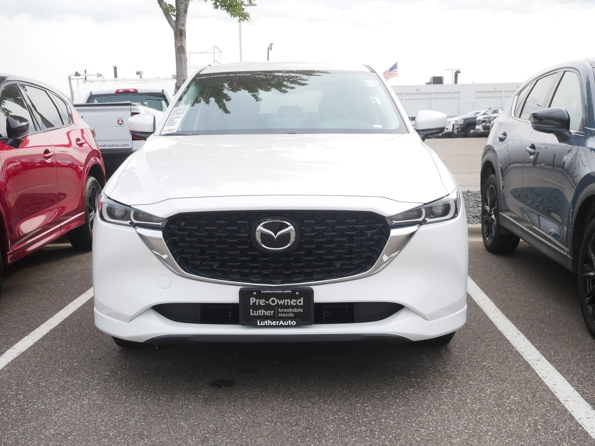 Certified 2025 Mazda CX-5 S Select Package with VIN JM3KFBBL6S0605306 for sale in Brooklyn Center, Minnesota