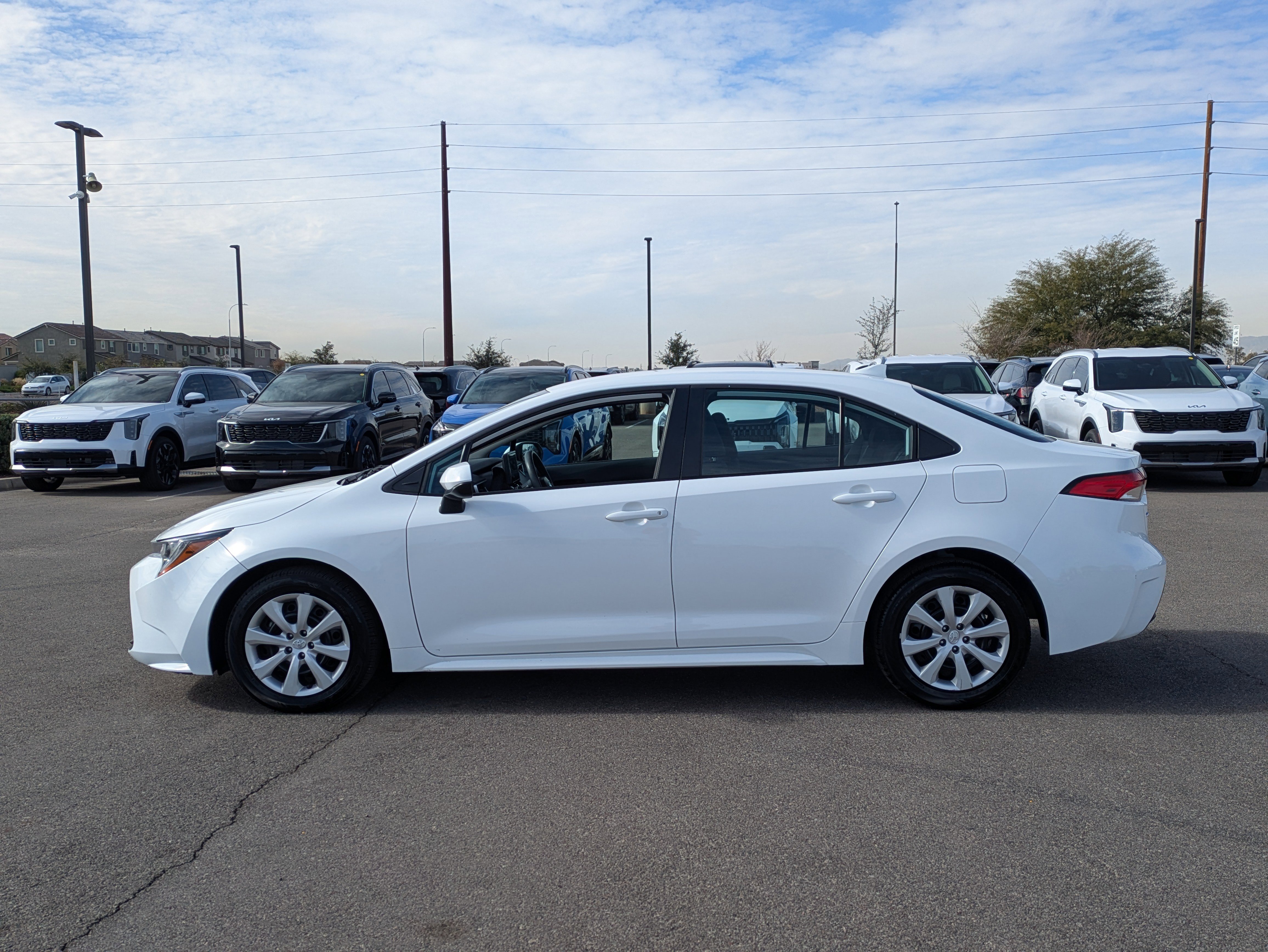 Used 2025 Toyota Corolla LE with VIN 5YFB4MDE6SP278517 for sale in Northfield, Minnesota