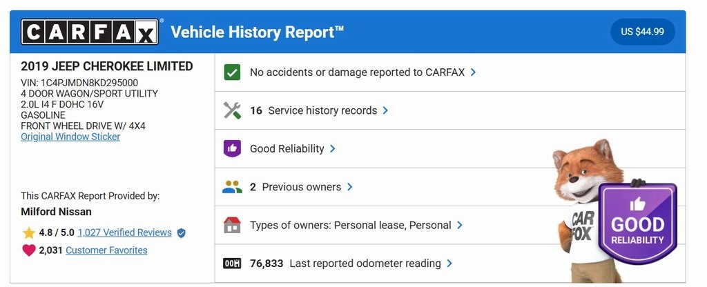 2019 Jeep Cherokee Limited