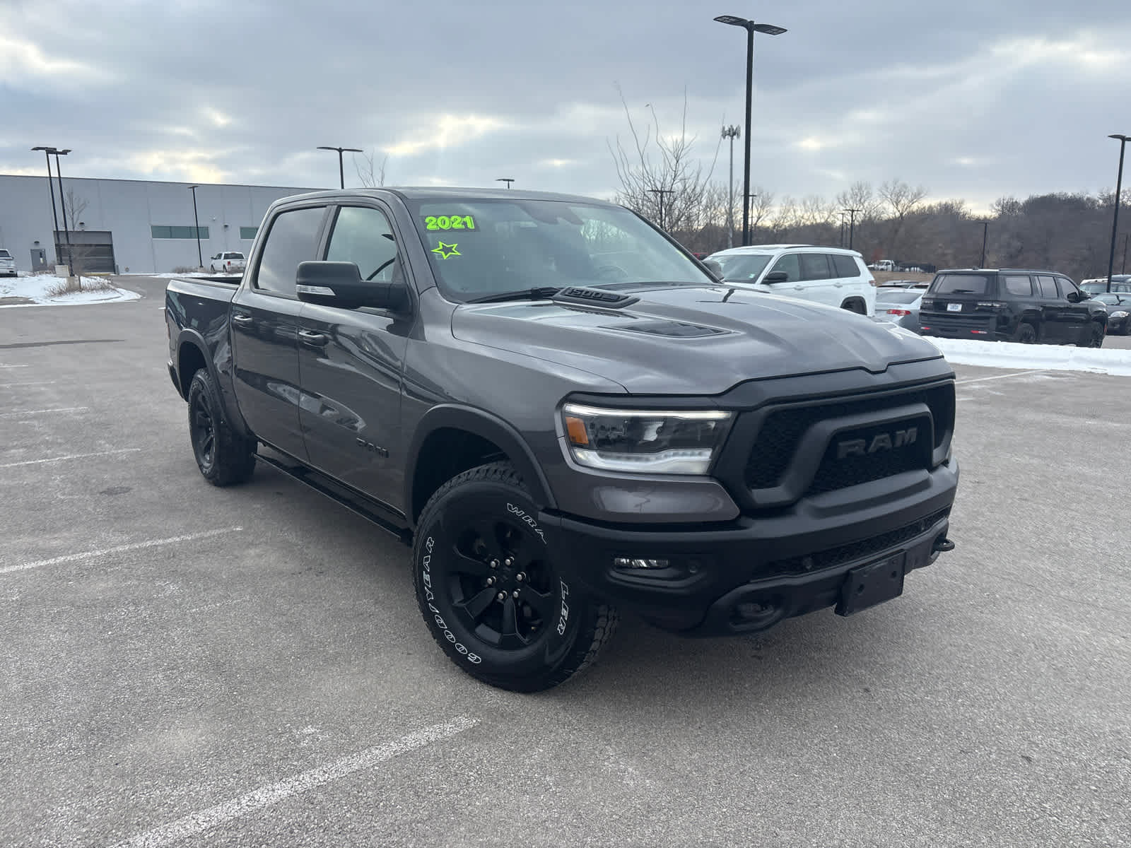Used 2021 RAM Ram 1500 Pickup Rebel with VIN 1C6SRFLT7MN652640 for sale in Kansas City