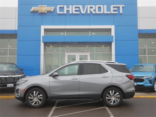 Certified 2023 Chevrolet Equinox Premier with VIN 3GNAXXEG1PL123714 for sale in Roseville, Minnesota