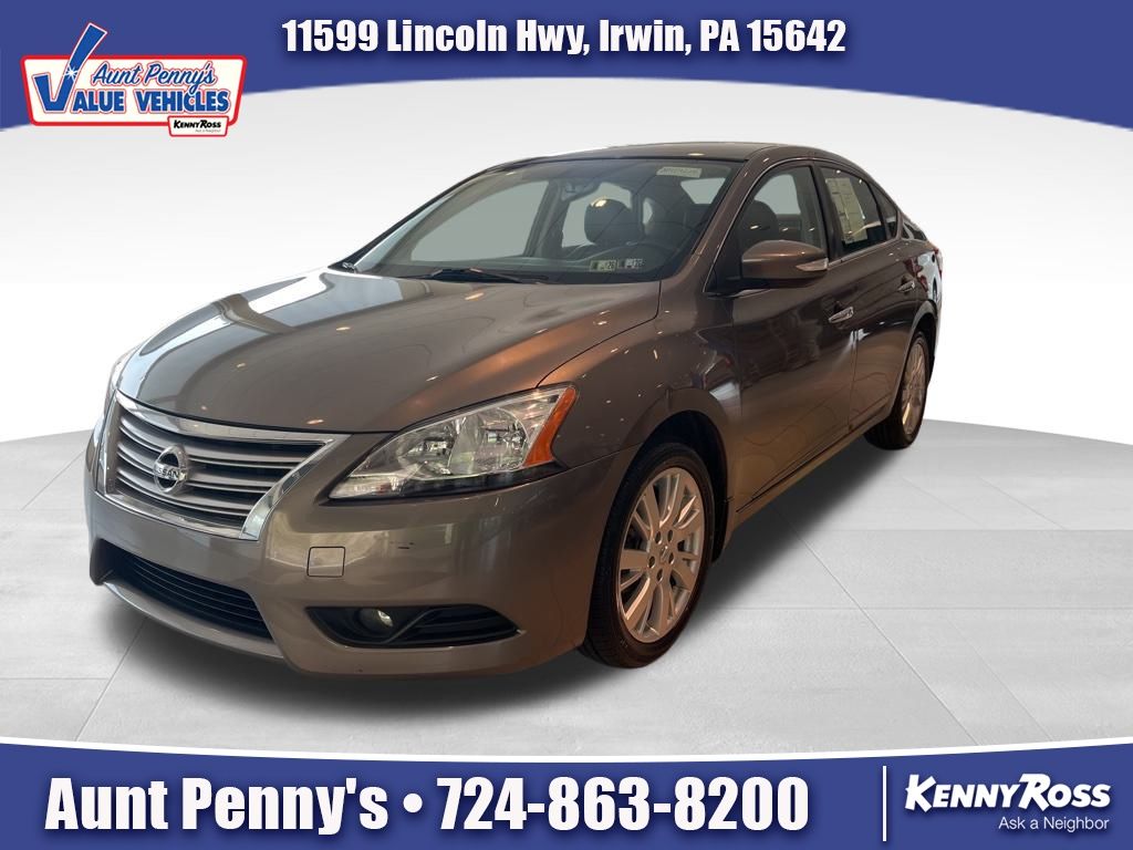 Used 2015 Nissan Sentra SL with VIN 3N1AB7AP1FY334350 for sale in Adamsburg, PA