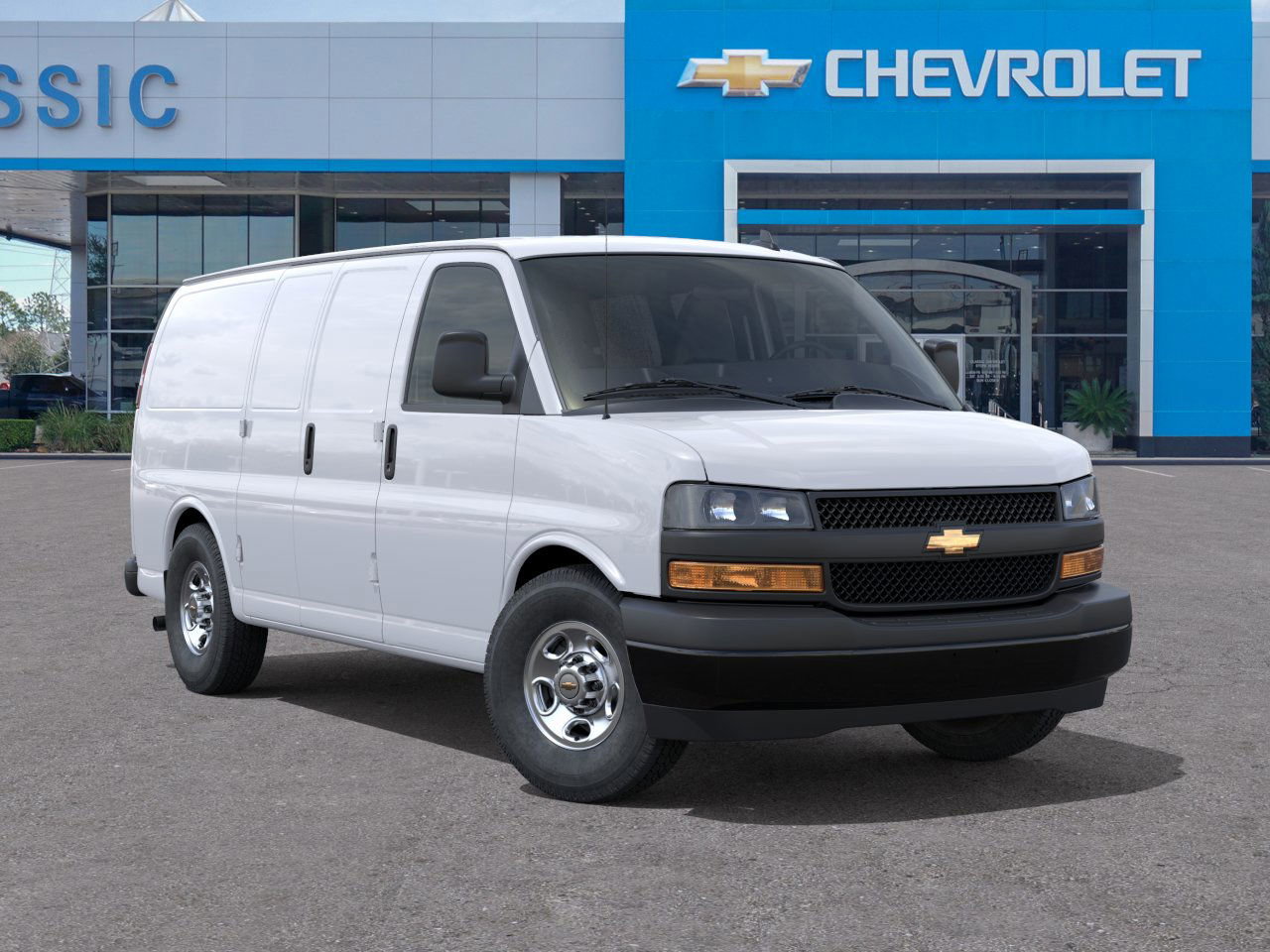 2025 Chevrolet Express Cargo 2500 WT White at Classic Elite Chevrolet Sugar Land