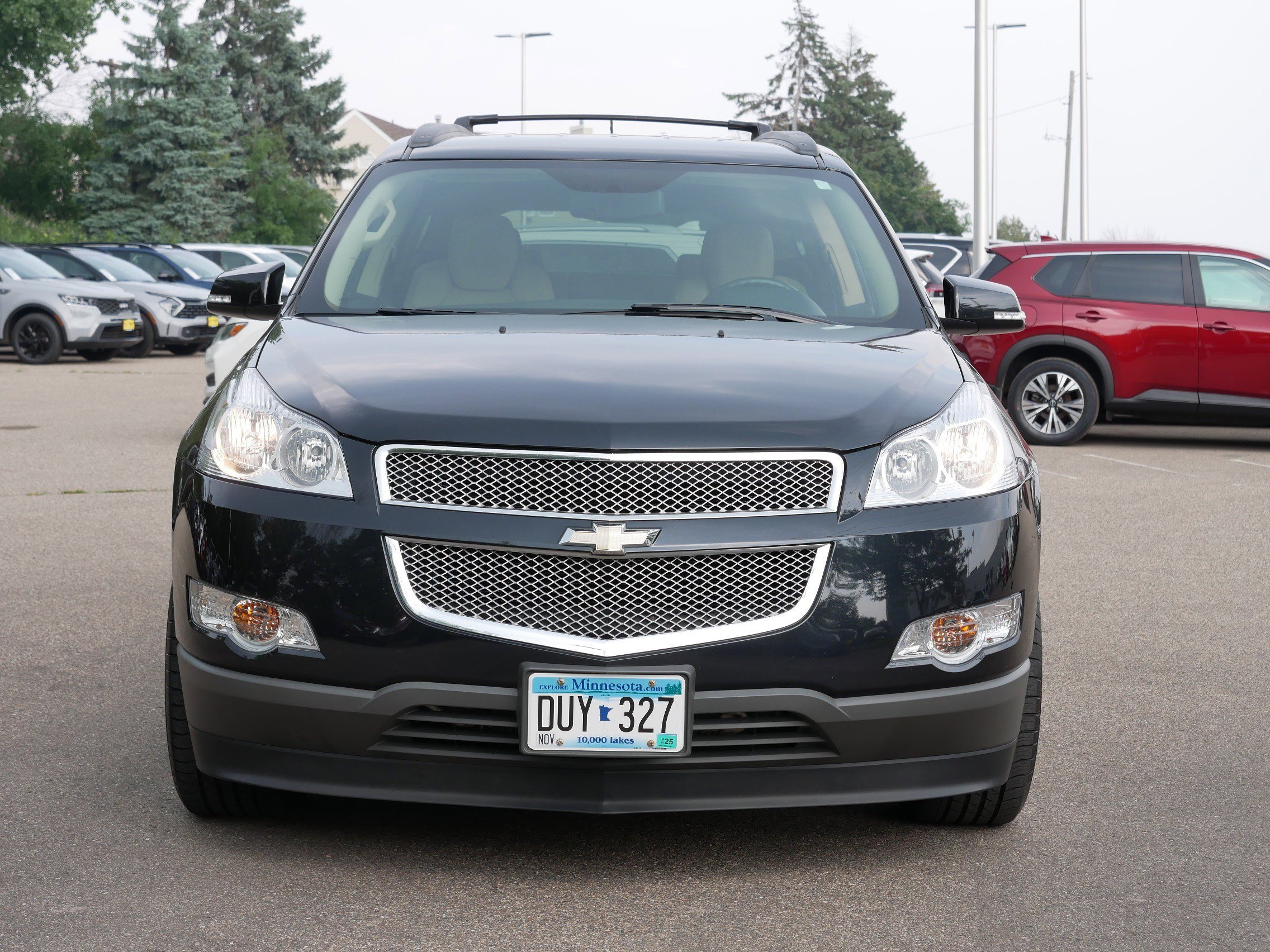 Used 2012 Chevrolet Traverse LTZ with VIN 1GNKVLED8CJ393548 for sale in Inver Grove, Minnesota