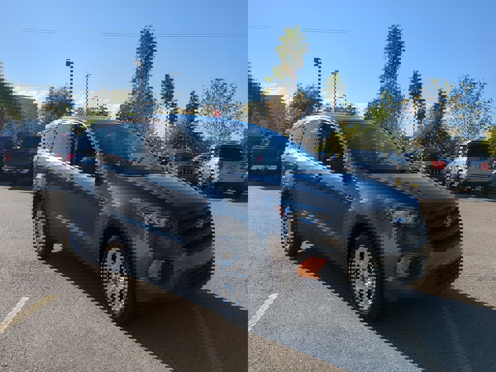 Used 2019 Ford Escape S with VIN 1FMCU0F7XKUA49686 for sale in Sarasota, FL