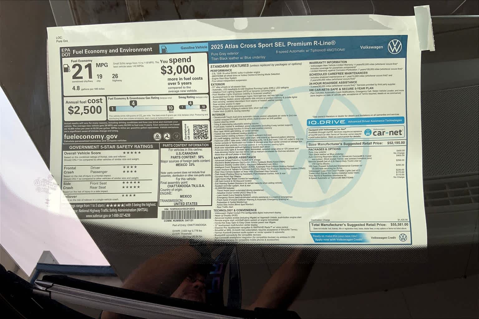 2025 Volkswagen Atlas Cross Sport SEL Premium R-Line photo 16