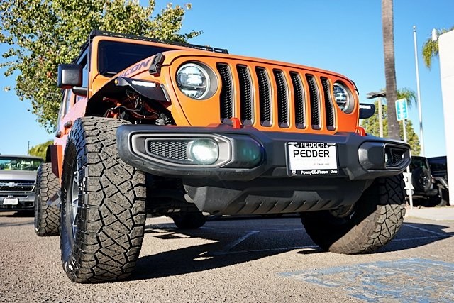 Used 2018 Orange Jeep Unlimited Rubicon image 6