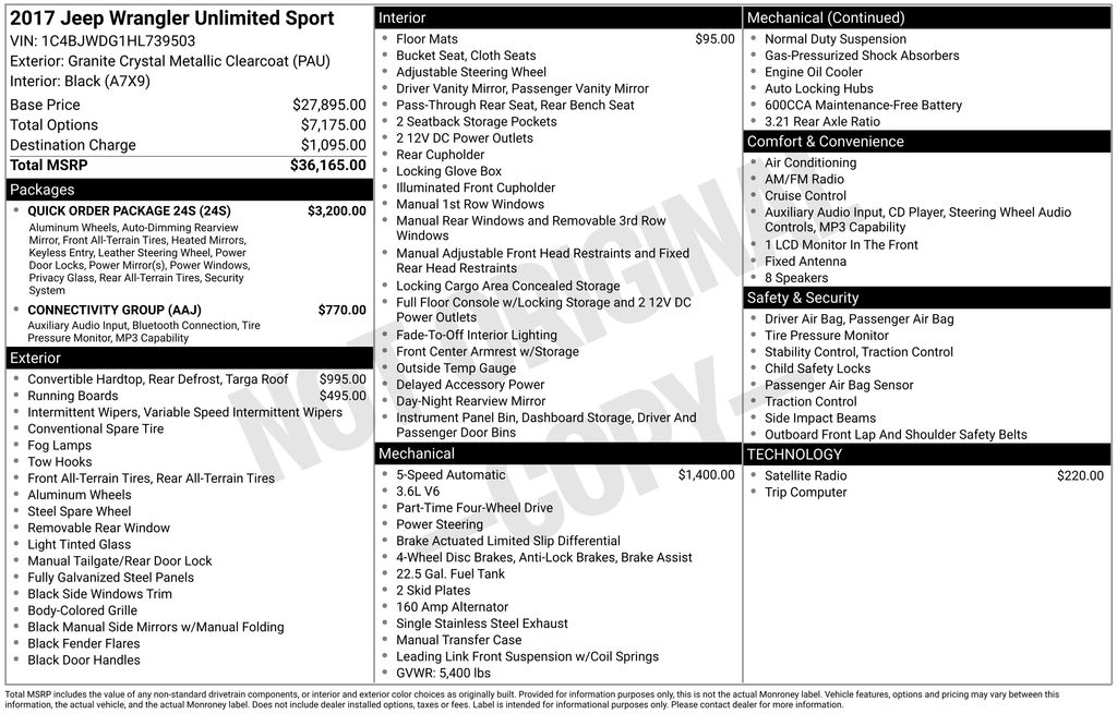 2017 Jeep Wrangler Sport S's photo