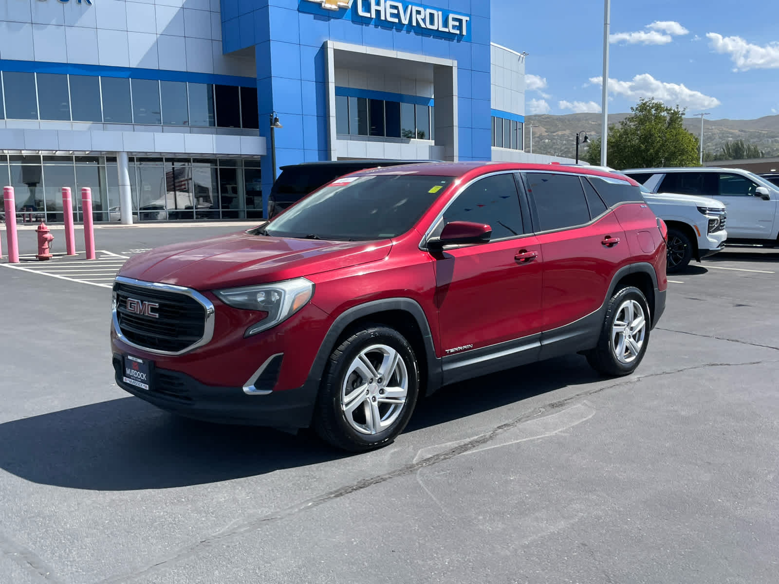 Used 2018 GMC Terrain SLE with VIN 3GKALTEX6JL319236 for sale in Woods Cross, UT