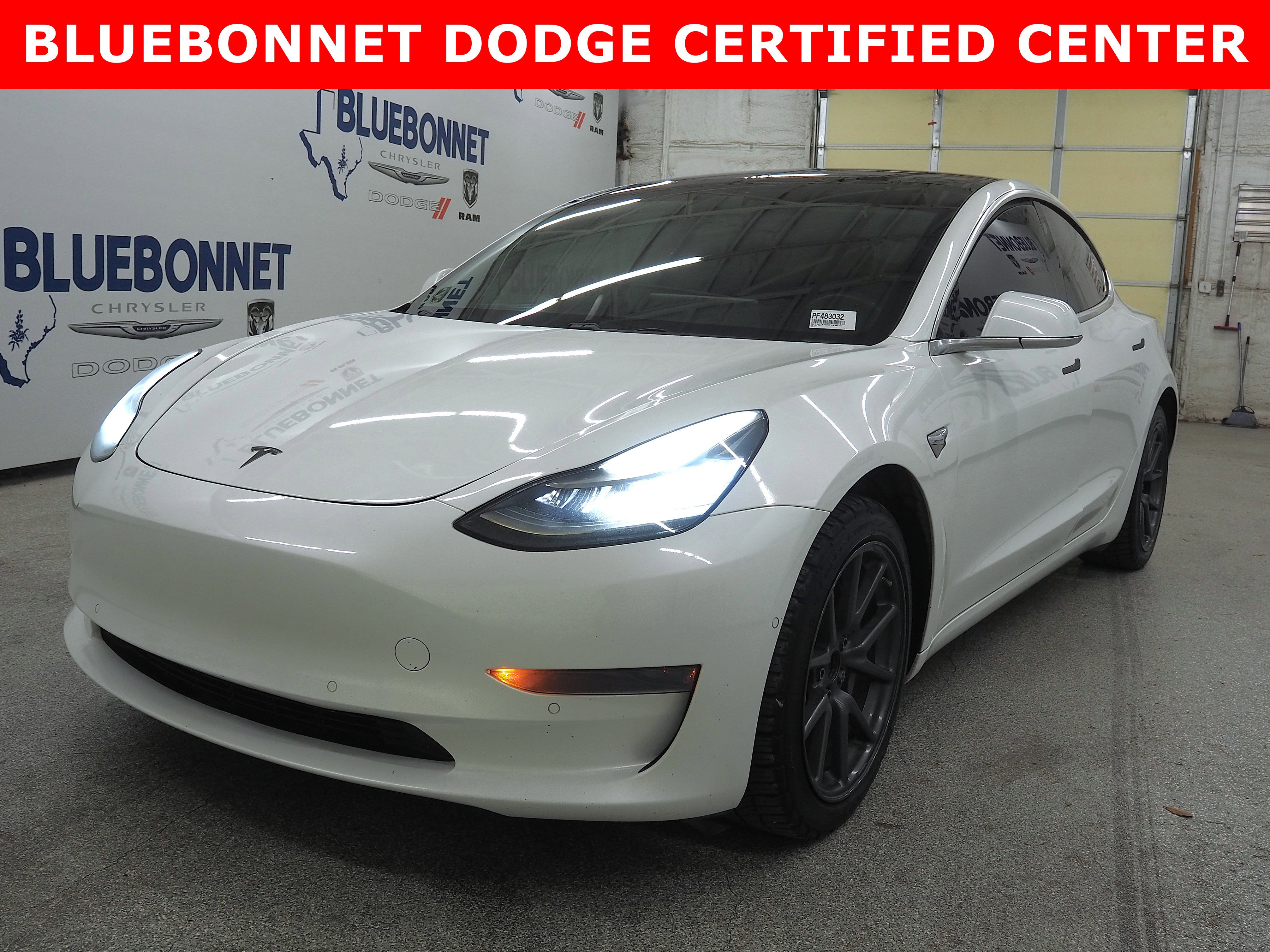 Used 2019 Tesla Model 3 Base with VIN 5YJ3E1EA0KF483032 for sale in New Braunfels, TX