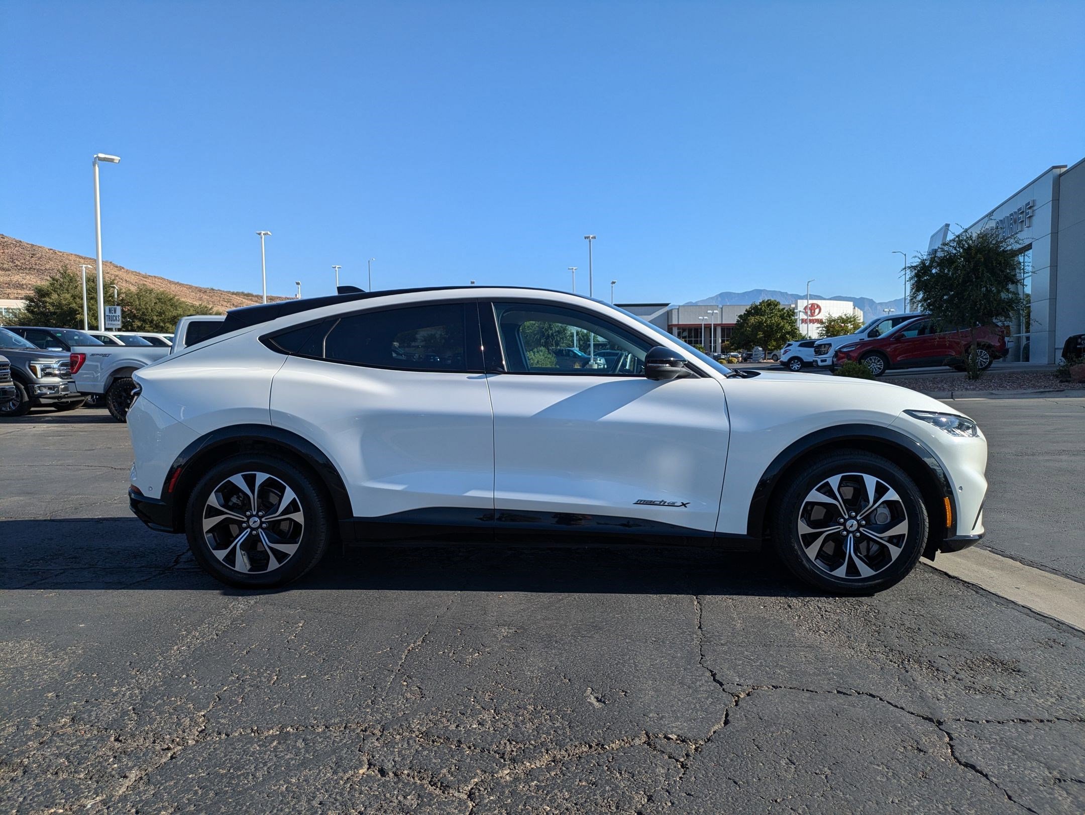 Certified 2022 Ford Mustang Mach-E Premium RWD with VIN 3FMTK3R76NMA28250 for sale in St. George, UT