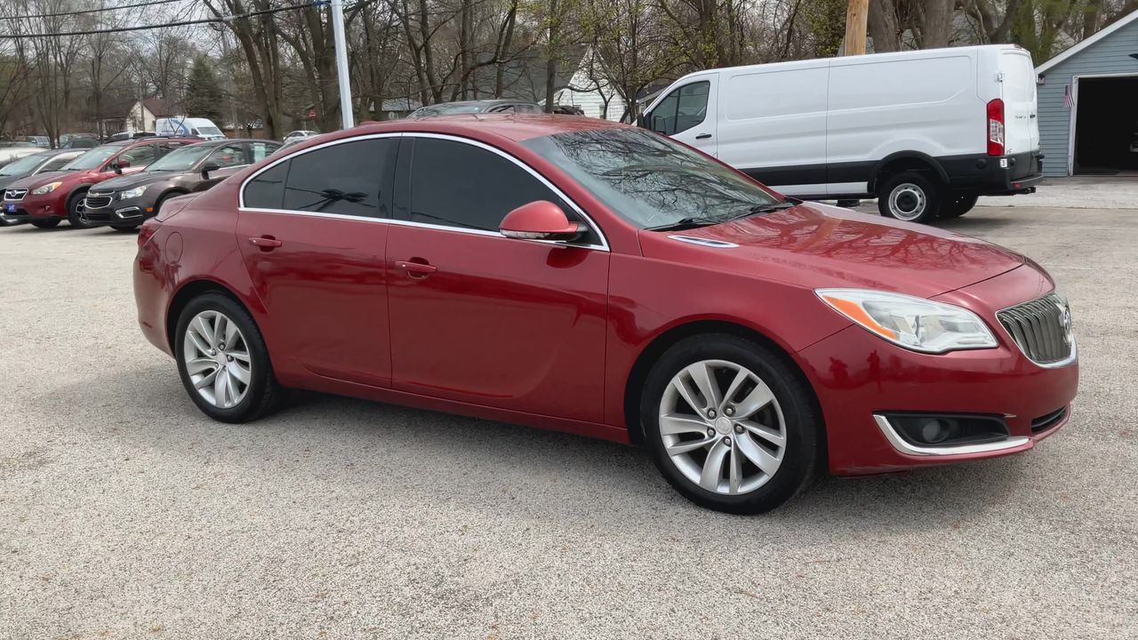 Used 2015 Buick Regal Premium 1 with VIN 2G4GN5EX8F9180972 for sale in Knox, IN