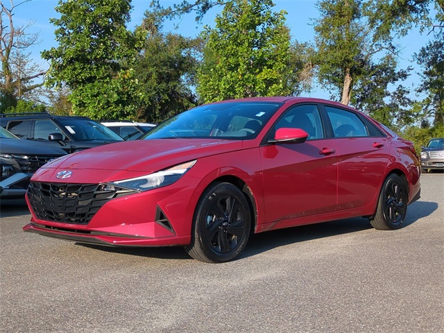 2023 Hyundai Elantra Hybrid Blue photo 2