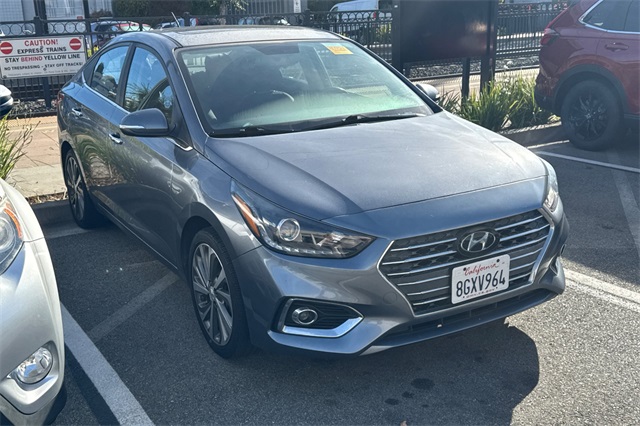 Used 2019 Hyundai Accent Limited with VIN 3KPC34A35KE058216 for sale in Burlingame, CA