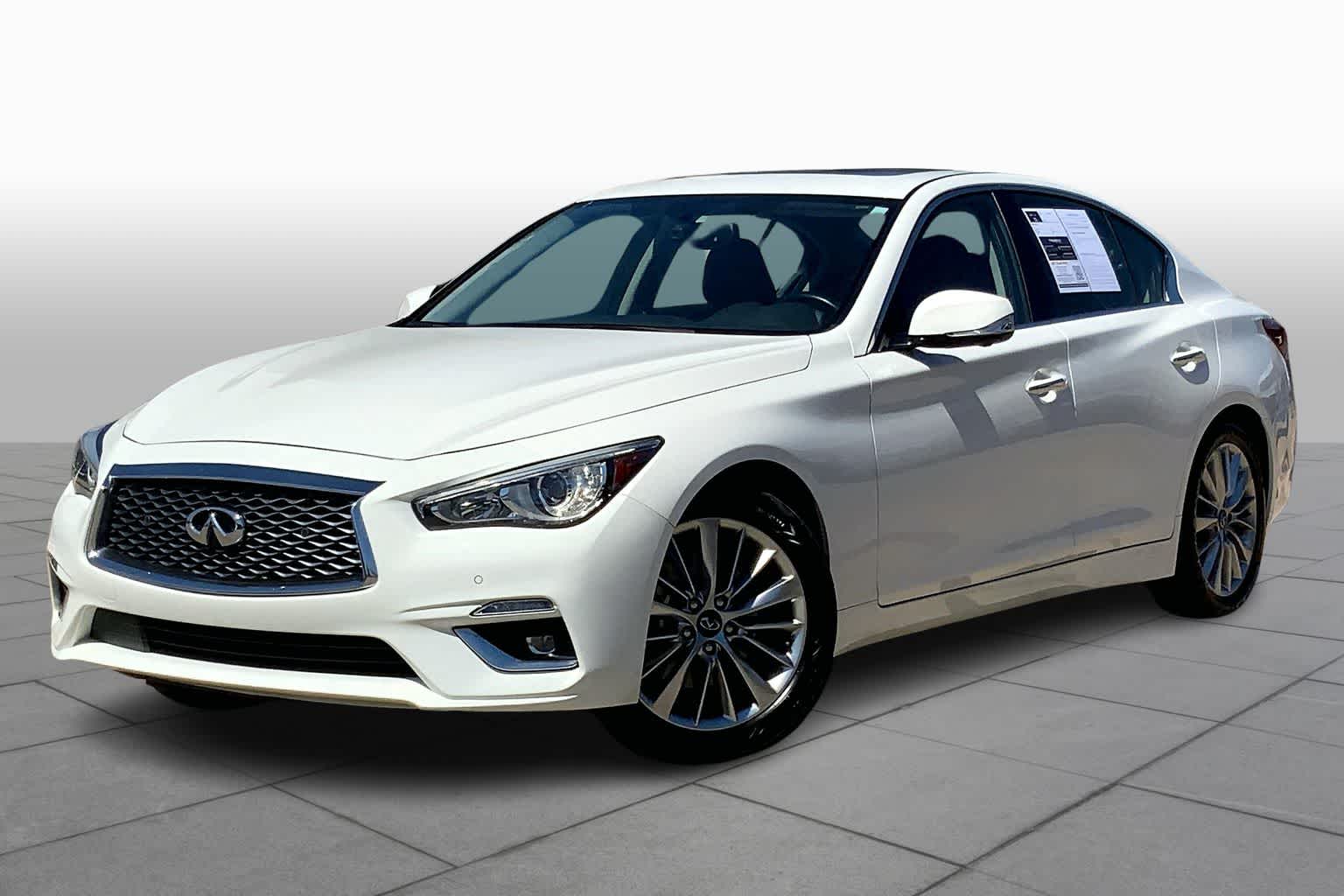 PreOwned 2021 INFINITI Q50 3.0t LUXE 4dr Car in Denton MM751422