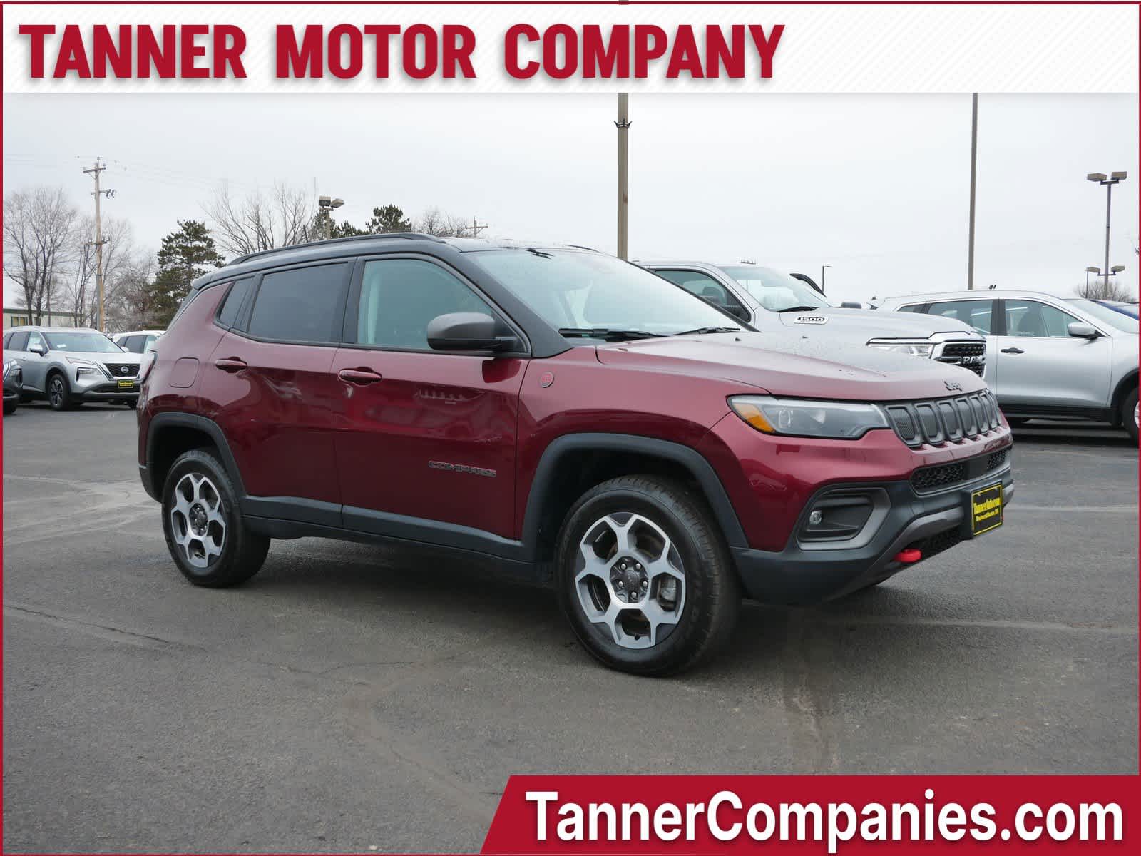 PreOwned 2022 Jeep Compass Trailhawk Sport Utility in Brainerd 235135 Tanner Nissan