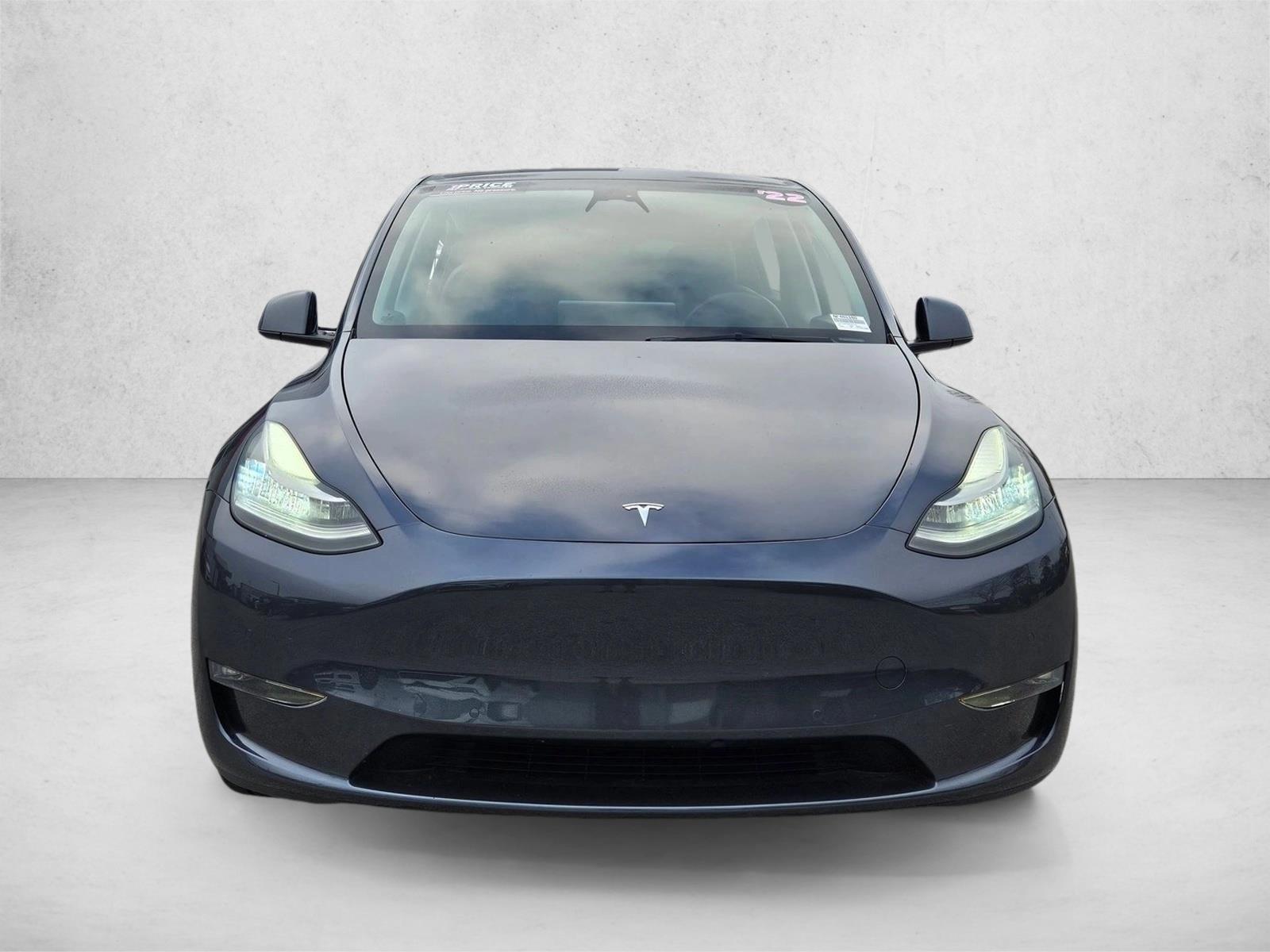 Used 2022 Tesla Model Y Long Range with VIN 7SAYGDEE0NF481180 for sale in Tampa, FL