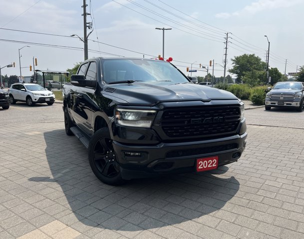 Used 2022 Diamond Black Crystal Pearlcoat Ram Sport image 1