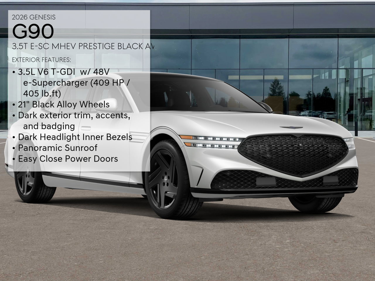 2026 Genesis G90 3.5T E-Supercharger photo 5