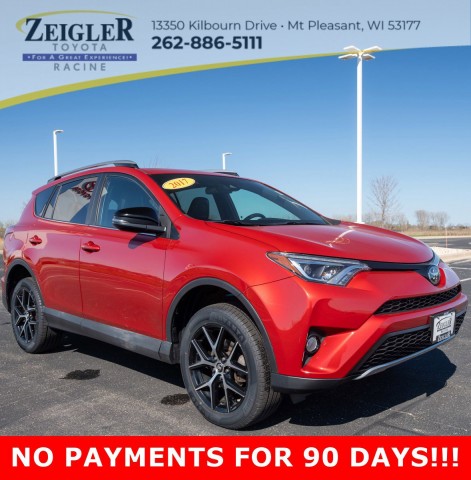 Pre-Owned 2017 Toyota RAV4 SE AWD Sport Utility in Mt. Pleasant # ...