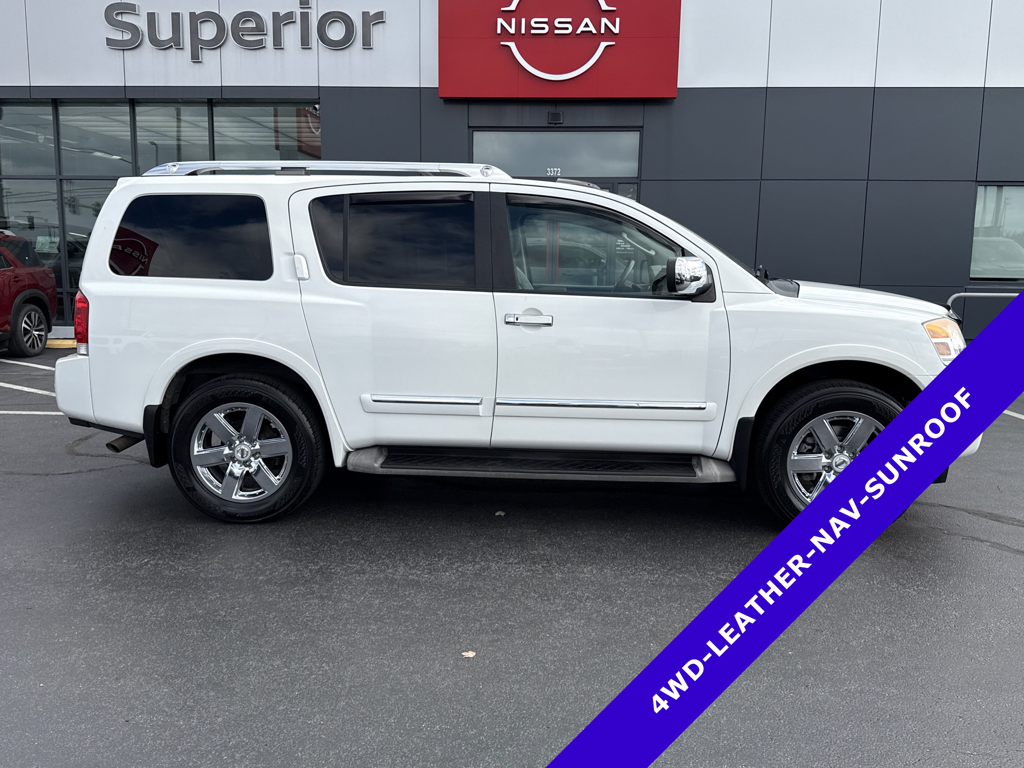 Used 2011 Nissan Armada Platinum with VIN 5N1BA0NE1BN617466 for sale in Fayetteville, AR
