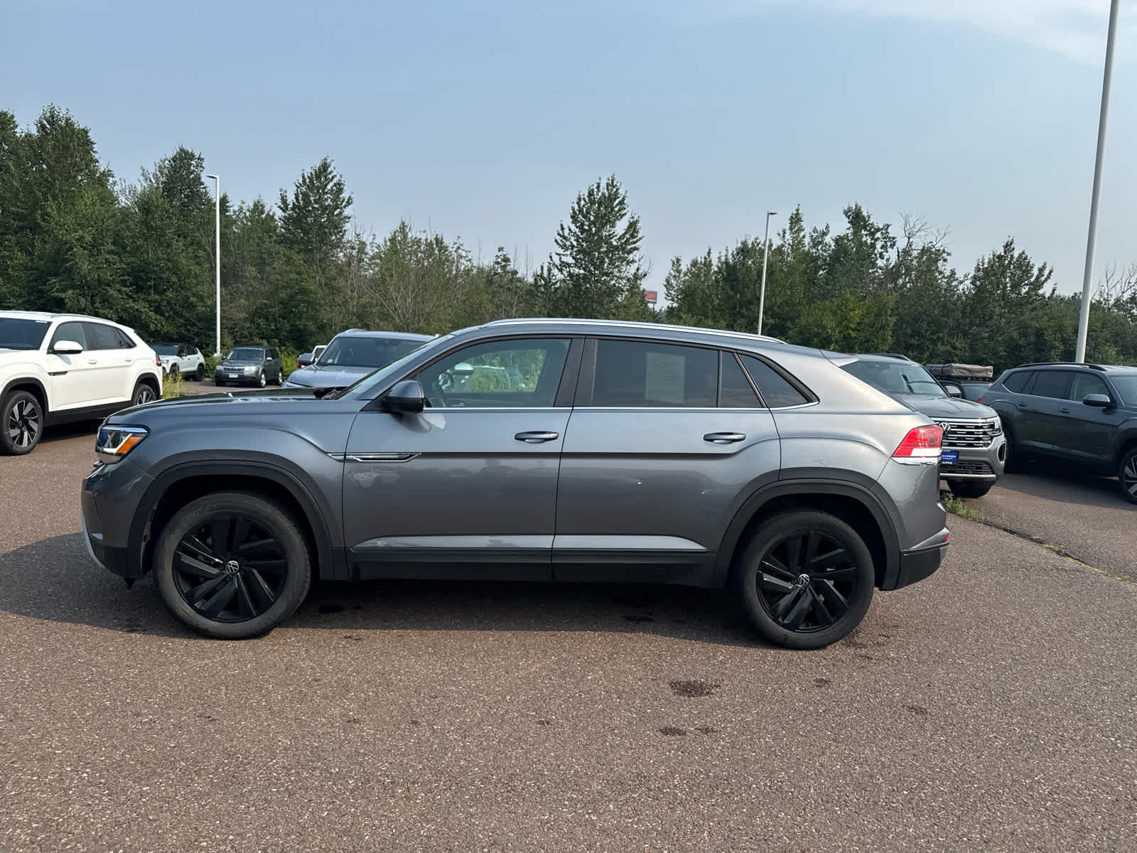 Certified 2023 Volkswagen Atlas Cross Sport SE w/Tech with VIN 1V2HE2CA4PC206191 for sale in Hermantown, Minnesota