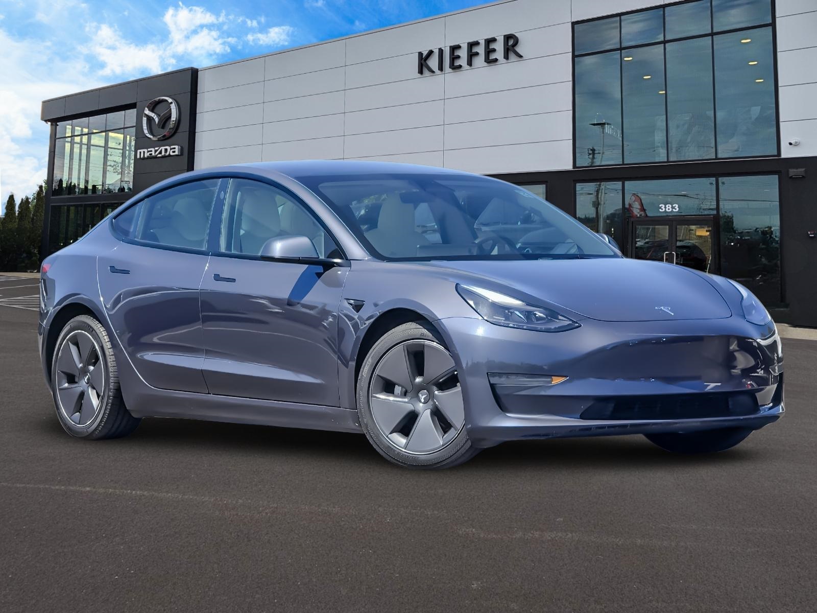 Used 2023 Tesla Model 3 Base with VIN 5YJ3E1EAXPF383737 for sale in Eugene, OR