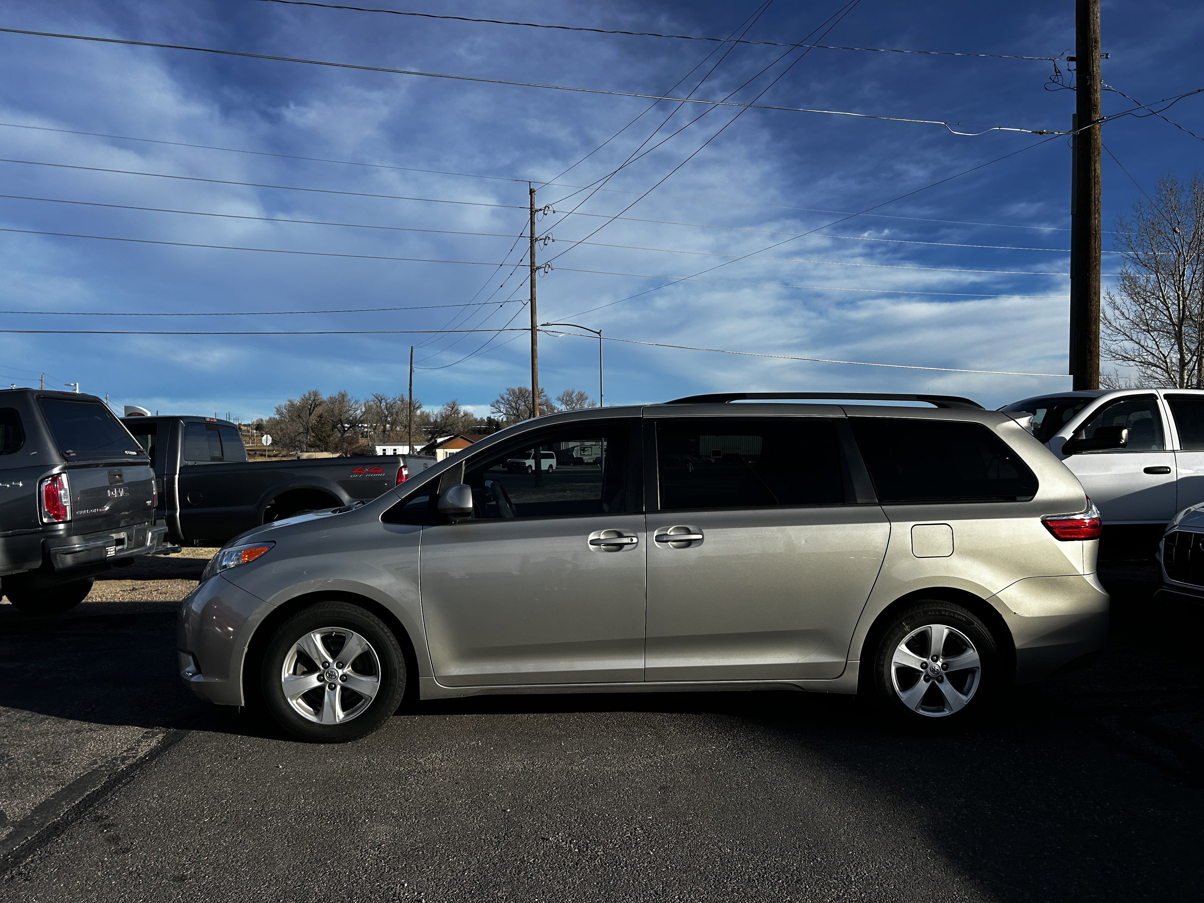 Used 2015 Toyota Sienna LE with VIN 5TDKK3DC1FS646632 for sale in Cheyenne, WY