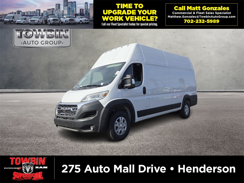 New 2024 RAM ProMaster Super High Roof Extended Cargo Van in