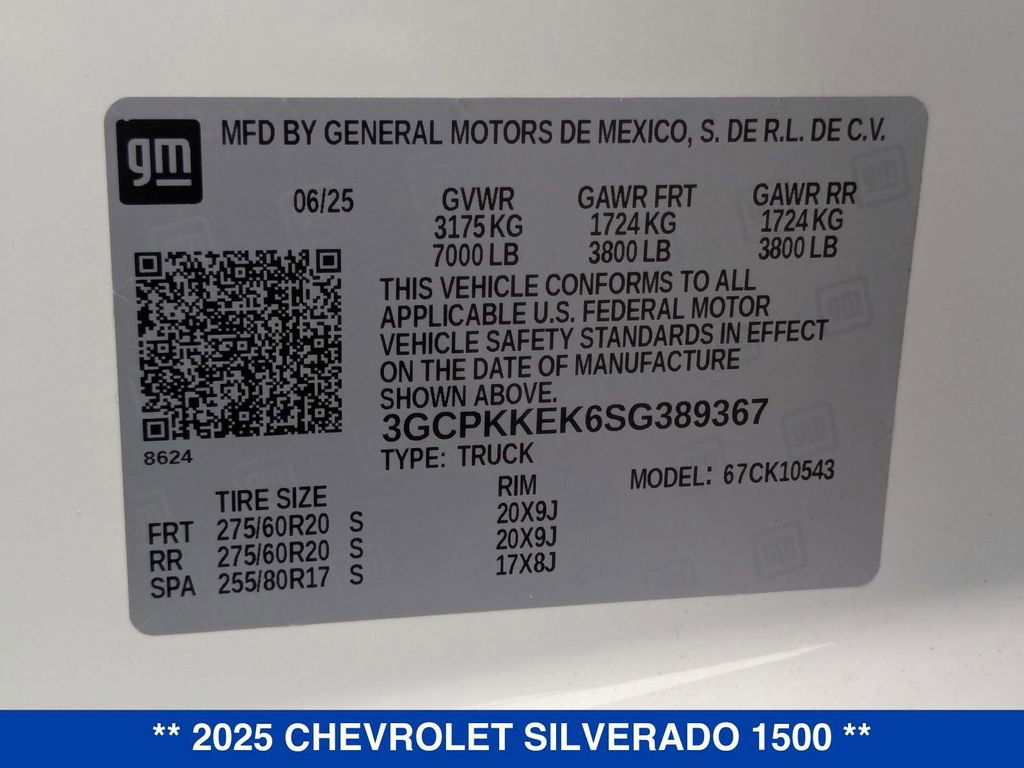2025 Chevrolet Silverado 1500 LT photo 36