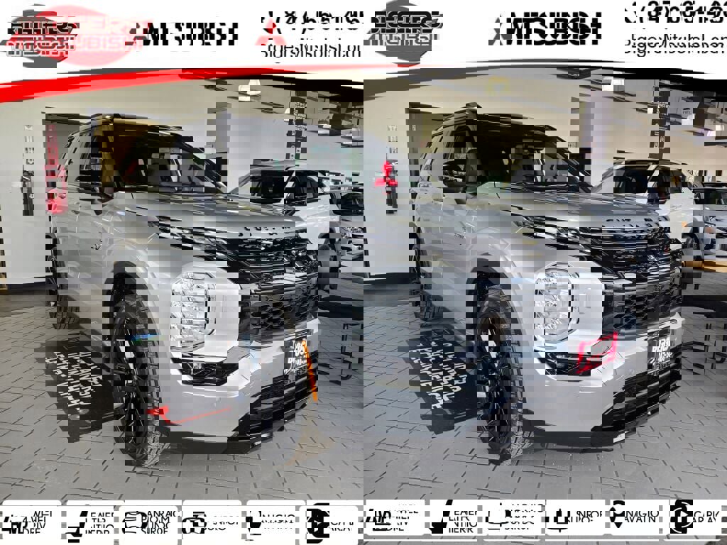 New 2025 Alloy Silver Metallic Mitsubishi SEL Black Edition image 1