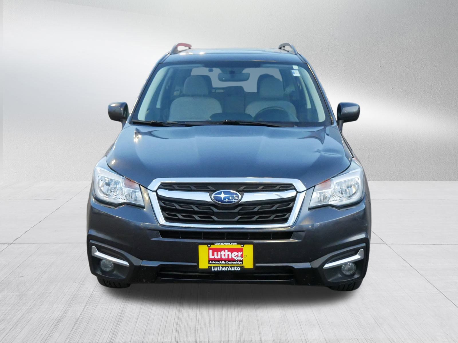 Used 2018 Subaru Forester Premium with VIN JF2SJAGCXJH591728 for sale in Vadnais Heights, Minnesota