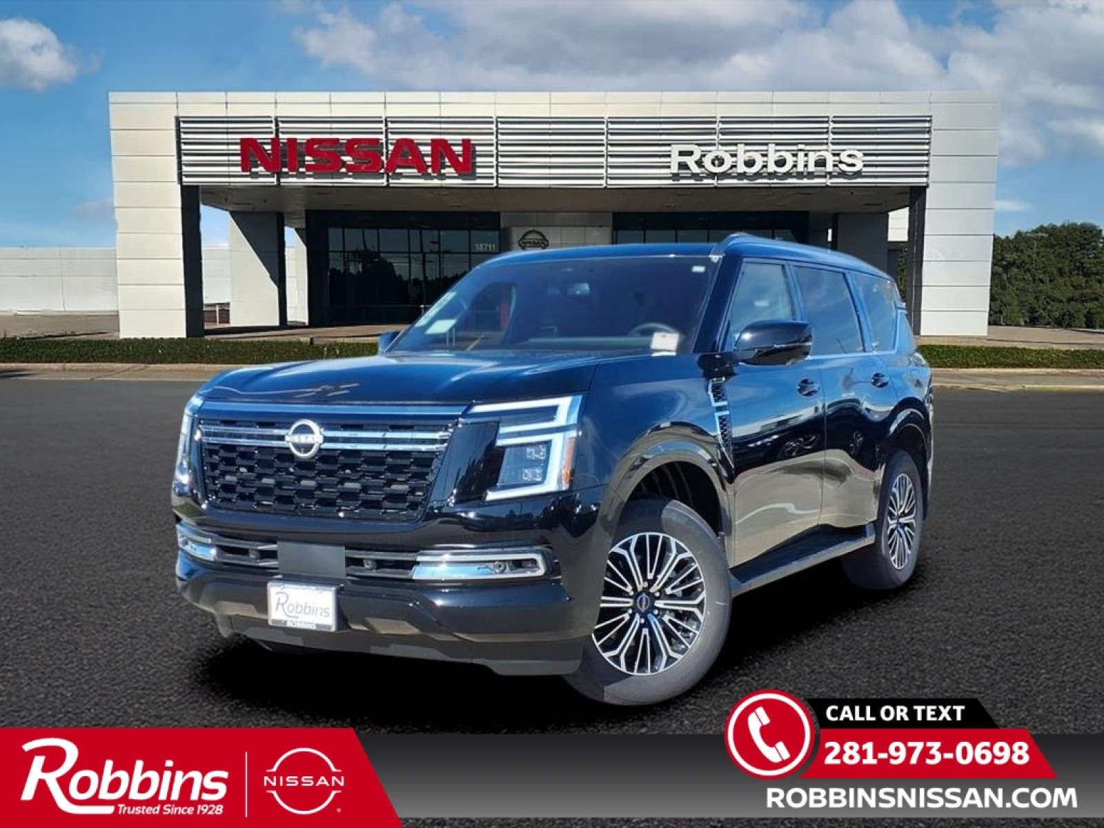 2026 Nissan Armada SL Black at Robbins Nissan