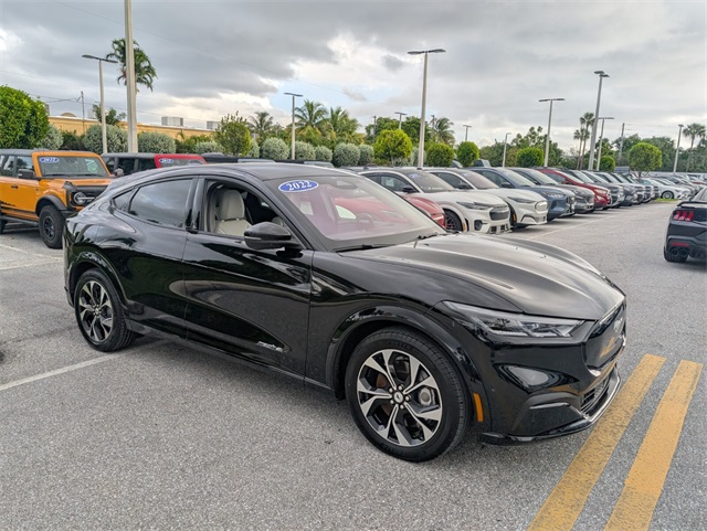 Used 2022 Ford Mustang Mach-E Premium AWD with VIN 3FMTK3SUXNMA01875 for sale in Delray Beach, FL