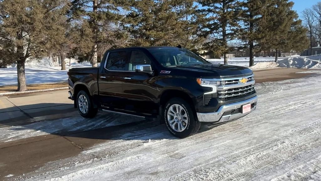 Used 2023 Chevrolet Silverado 1500 LTZ with VIN 2GCUDGED9P1136507 for sale in Oslo, Minnesota