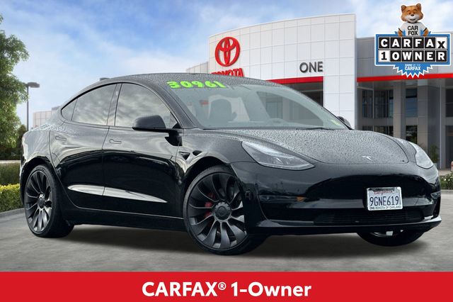 Used 2023 Tesla Model 3 Performance with VIN 5YJ3E1EC5PF585824 for sale in Oakland, CA