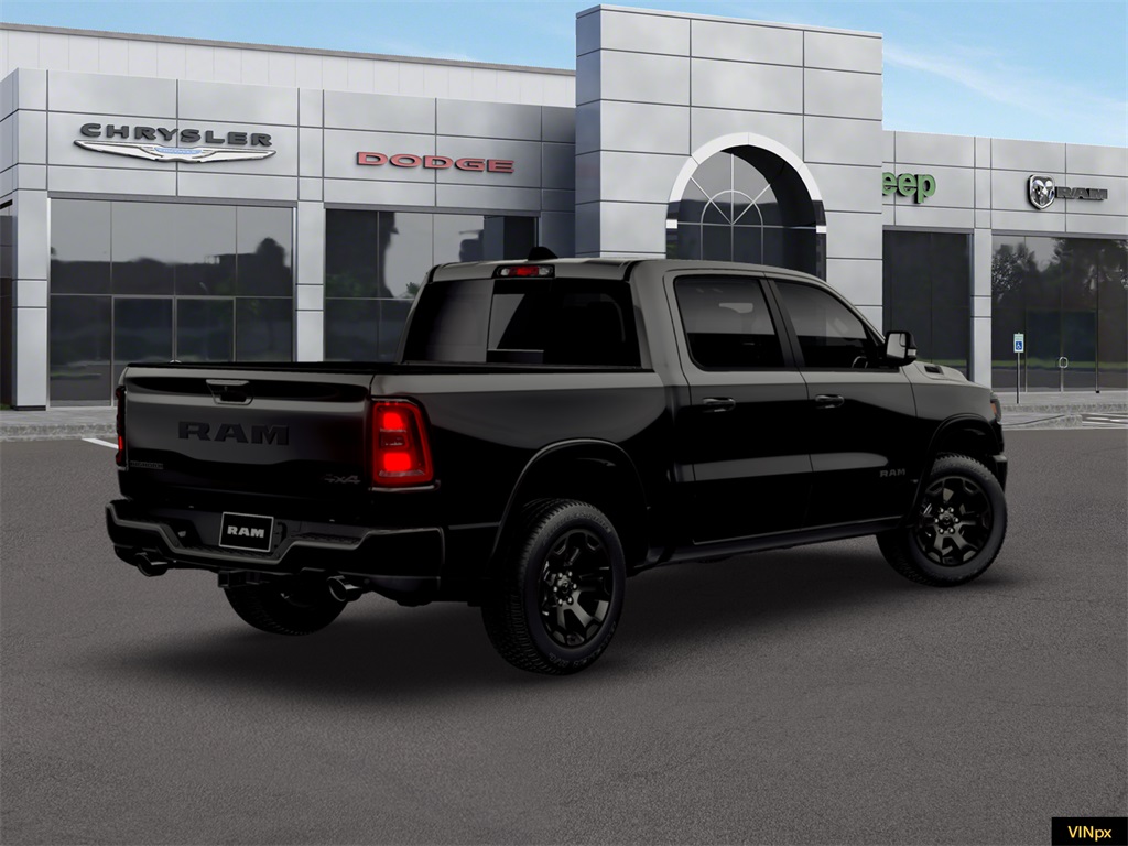 New 2026 Diamond Black Crystal Pearl-Coat Exterior Paint RAM Big Horn/Lone Star image 6