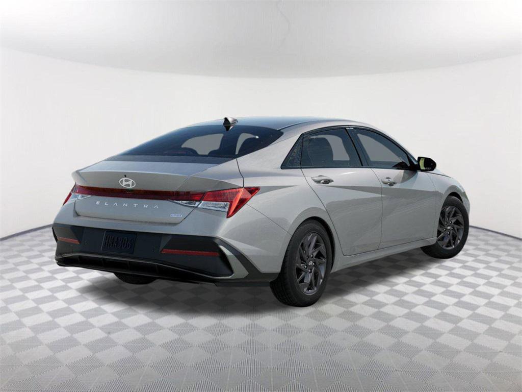 2025 Hyundai Elantra Hybrid Blue photo 2