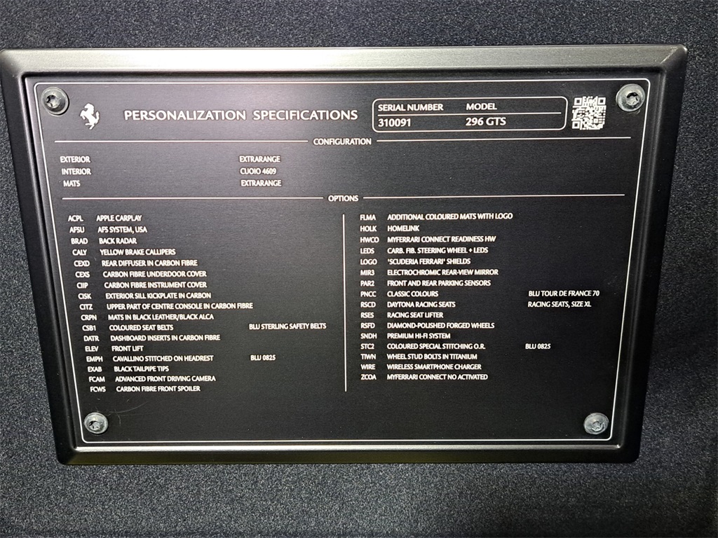 Certified Used 2024 Blu Tour de France Metallic Ferrari Base image 4