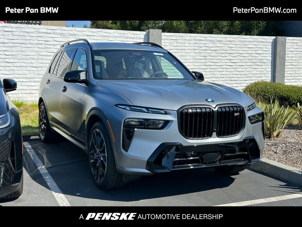 New 2026 Frozen Pure Grey Metallic BMW M60i image 1