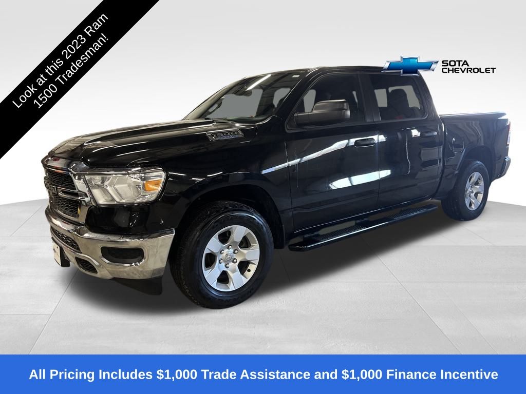 Used 2023 RAM Ram 1500 Tradesman with VIN 1C6RRFGG1PN514737 for sale in Northfield, Minnesota