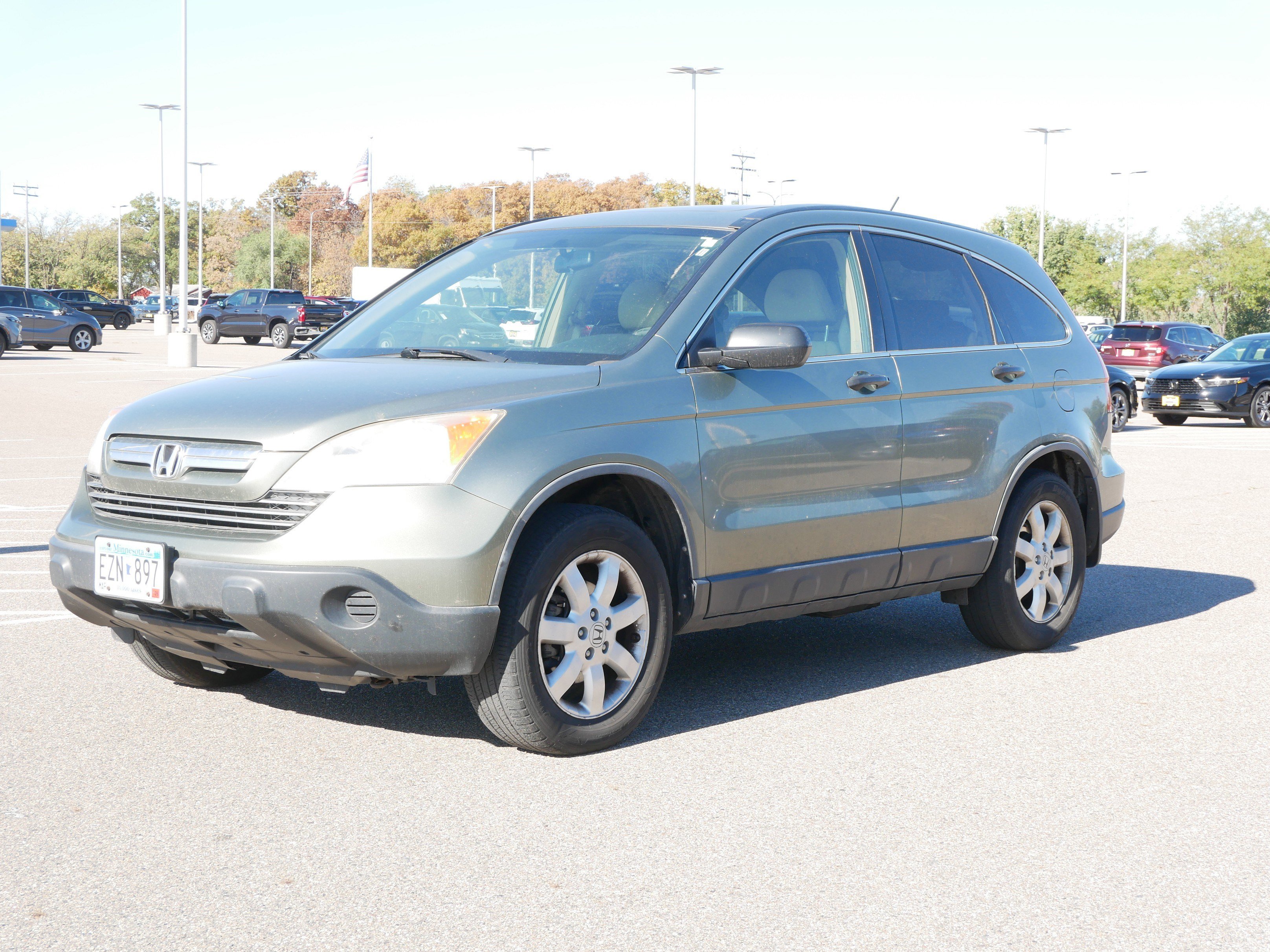 Used 2007 Honda CR-V EX with VIN JHLRE48597C121069 for sale in Waite Park, Minnesota