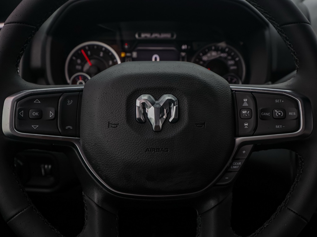 New 2026 Bright White Clear-Coat Exterior Paint RAM Big Horn Night Edition image 23