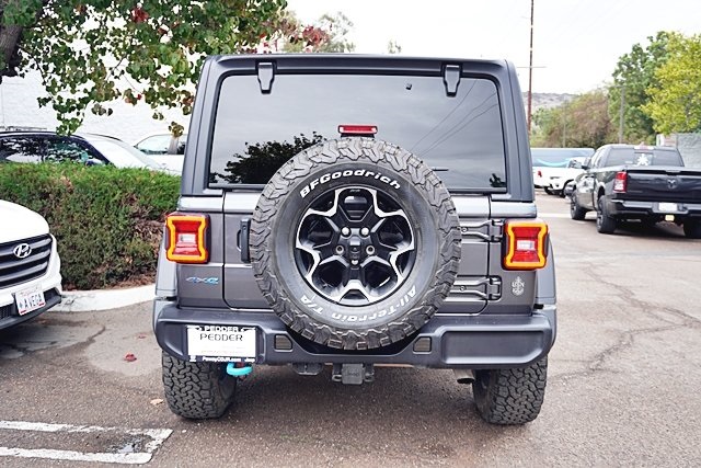 Used 2021 Gray Jeep Unlimited Rubicon 4xe image 9